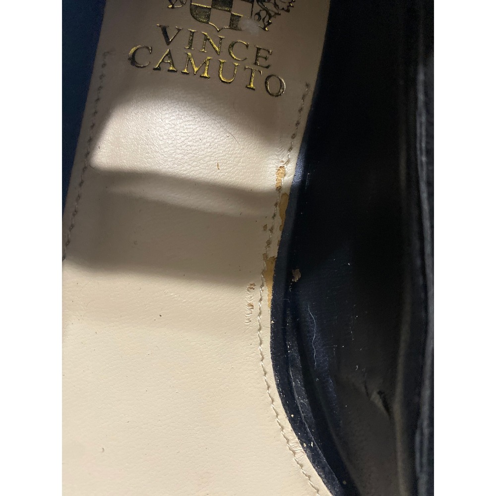 Vince Camuto Leopard Print Calf Hair Women's Ballet Ankle Strap Flats Brown 7.5M - Picture 4 of 9